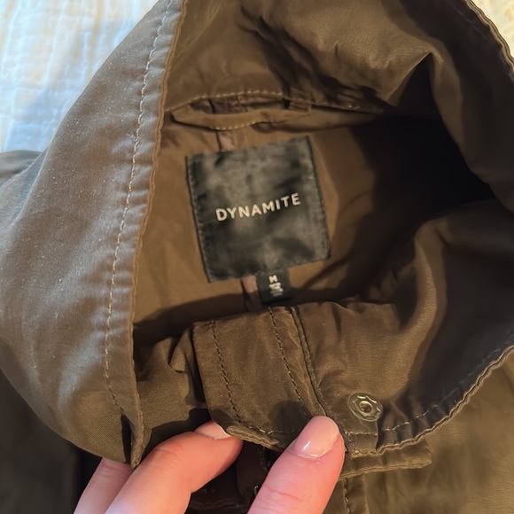 Dynamite Olive Green Utility Jacket - Picture 4 of 5
